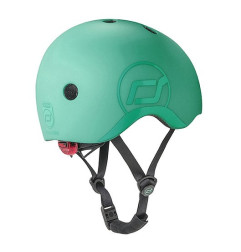Casque enfant SCOOT AND RIDE, vert forêt