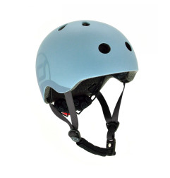 Casque enfant SCOOT AND RIDE, bleu acier