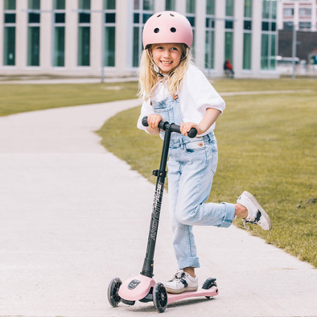 Casque enfant SCOOT AND RIDE, rose