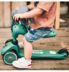 Trottinette évolutive 1 - 5 ans Highway Kick 1 SCOOT AND RIDE, vert forêt