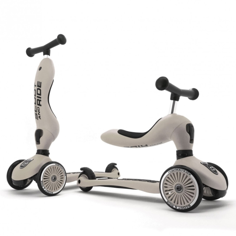 Trottinette évolutive 1 - 5 ans Highway Kick 1 SCOOT AND RIDE, beige
