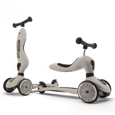 Trottinette évolutive 1 - 5 ans Highway Kick 1 SCOOT AND RIDE, beige