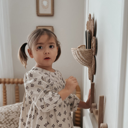 Panier mural en rotin Daisy OLLI ELLA