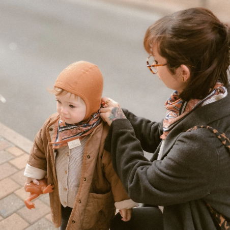 Foulard enfant Delhi Abricot SO FAMILY
