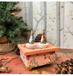 Boîte à musique Dancing Peter Rabbit Fraises TROUSSELIER