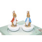 Boîte à musique Dancing Peter Rabbit Bleu TROUSSELIER