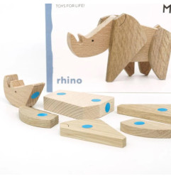 Puzzle 3D magnétique Rhinocéros ESNAF