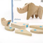 Puzzle 3D magnétique Rhinocéros ESNAF