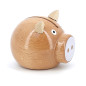 Tirelire Cochon VILAC, bois naturel