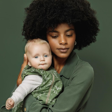 Gigoteuse mi-saison Cocoon NOBODINOZ, Green Jasmine