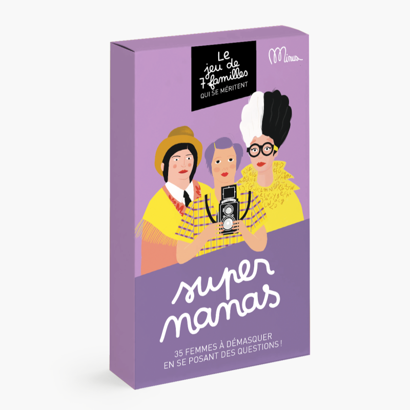 Jeu de 7 familles Super Nanas MINUS EDITIONS