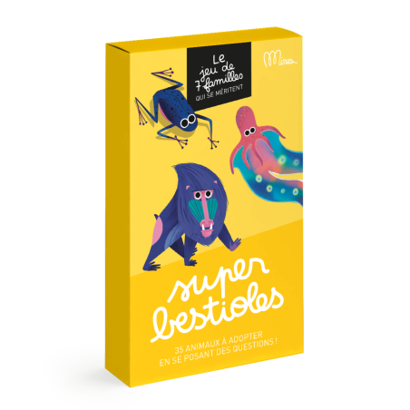 Jeu de 7 familles Super Bestioles MINUS EDITIONS