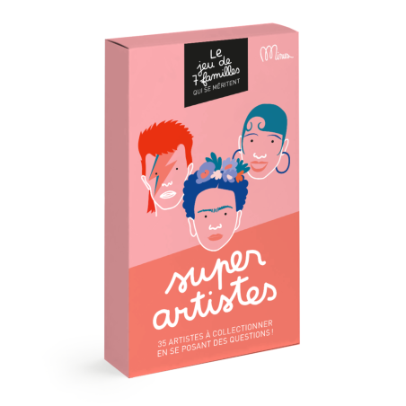 Jeu de 7 familles Super Artistes MINUS EDITIONS