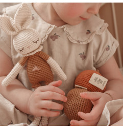 Doudou Lapin en crochet PATTI OSLO, Bonnie Beige