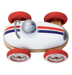 Voiture roadster vintage VILAC, blanc