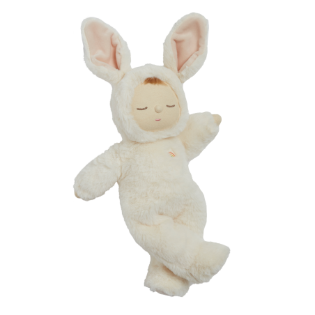 Poupée Doudou Lapin Cozy Dinkum Bunny Moppet OLLI ELLA, Ecru