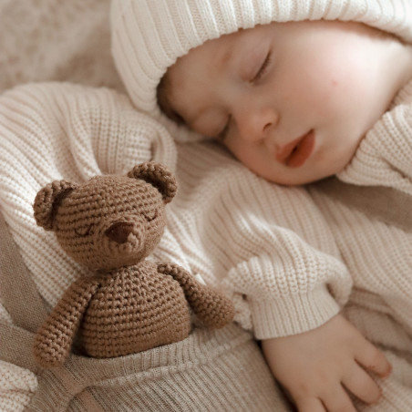 Doudou Petit Ours Brun en crochet PATTI OSLO