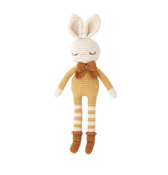 Doudou Lapin en crochet PATTI OSLO, Mellow Yellow Jaune