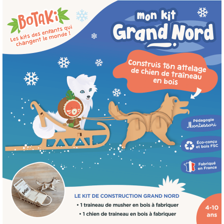 Kit de construction Traîneau Grand Nord BOTAKI