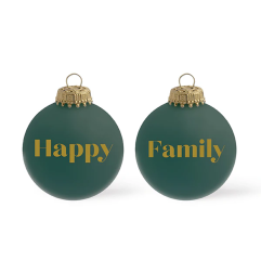 Boule de Noël Happy Family BAUBELS