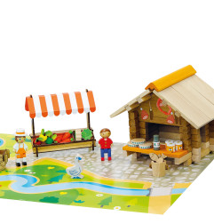 Jeu de construction La Place du Marché JEUJURA