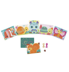 Cartes à lacer Animaux JANOD