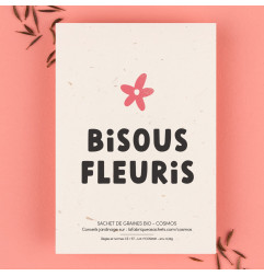 Sachet de graines Bisous Fleuris (Cosmos) LA FABRIQUE A SACHETS