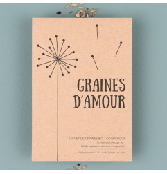 Sachet de graines Graines d'Amour (Coquelicots) LA FABRIQUE A SACHETS