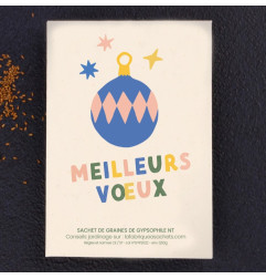 Sachets de graines Meilleurs Voeux (Gypsophile) LA FABRIQUE A SACHETS