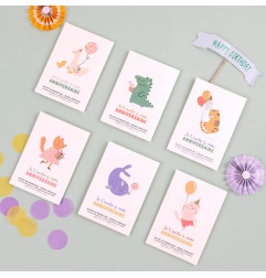 Sachet de graines Invitation Anniversaire Renard (Basilic) LA FABRIQUE A SACHETS