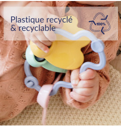 Hochet d'éveil LE JOUET SIMPLE, rose