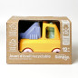 Mon Premier Camion de Pompier LE JOUET SIMPLE, jaune