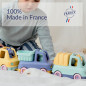 Coffret Duo Mes Premiers Camions Trains LE JOUET SIMPLE, pompier et benne