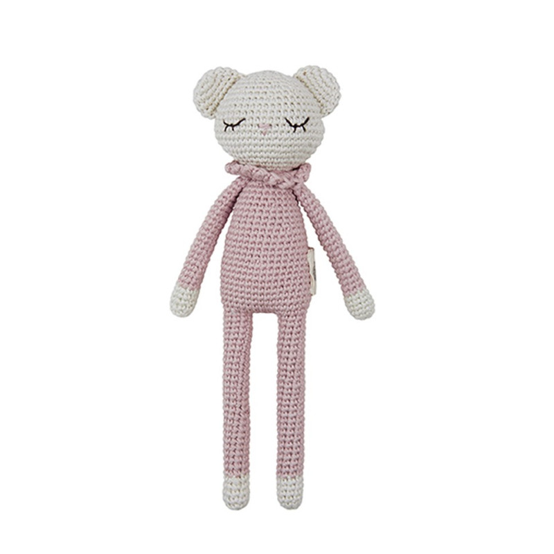 Doudou l'Ourson en crochet PATTI OSLO, Tiffany Rose
