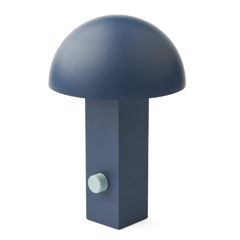 Lampe portable Hyppolite LIEWOOD, Bleu Indigo