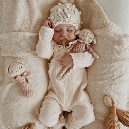 Doudou l'Ourson en crochet PATTI OSLO, Tiffany Rose