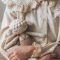 Doudou Agneau en crochet PATTI OSLO, Beige