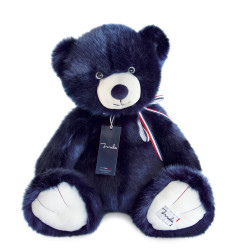 Peluche l'ours français marine 50 cm MAILOU TRADITION