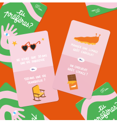 Jeu de cartes Dilemmes absurdes MINUS EDITIONS