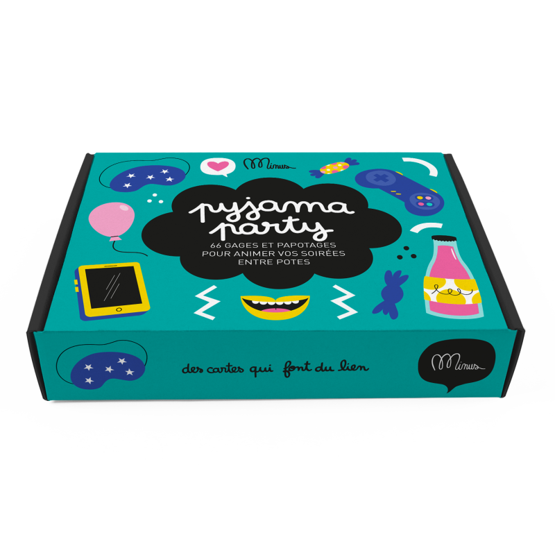 Jeu cartes de discussion Pyjama Party MINUS EDITIONS