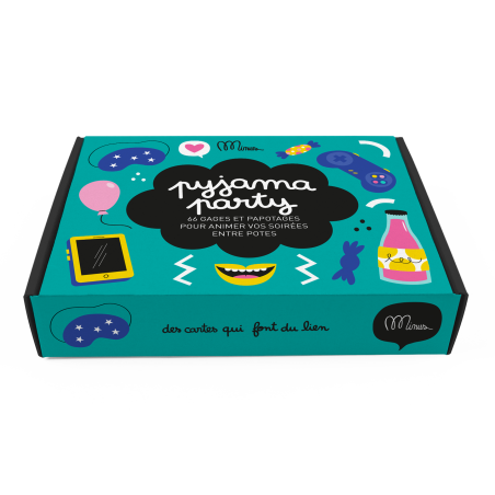 Jeu cartes de discussion Pyjama Party MINUS EDITIONS