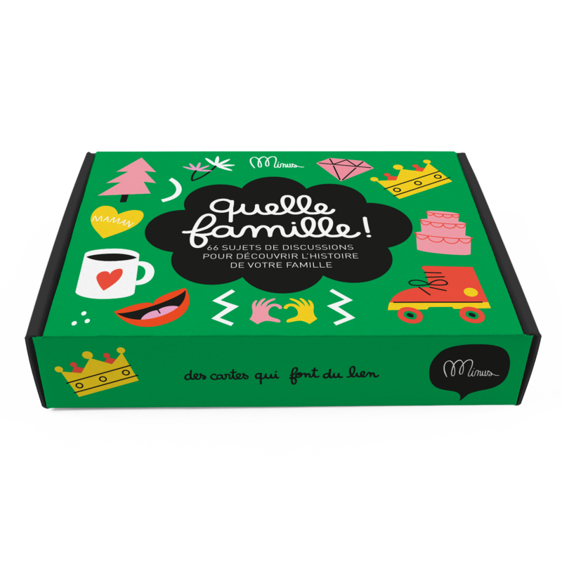 Jeu cartes de discussion Quelle Famille MINUS EDITIONS