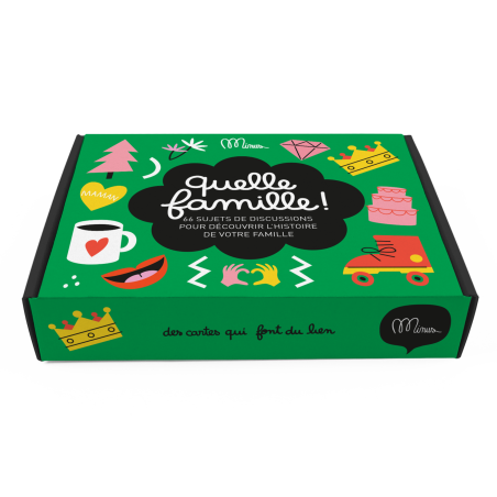 Jeu cartes de discussion Quelle Famille MINUS EDITIONS