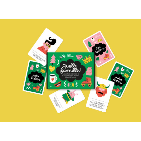 Jeu cartes de discussion Quelle Famille MINUS EDITIONS