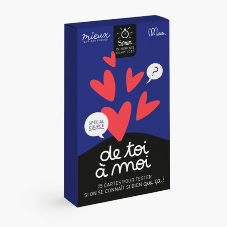 Jeu de cartes De Toi à Moi MINUS EDITIONS