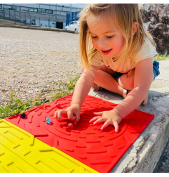Tapis de jeu pour Billes Eclair Orange GAME PLAK