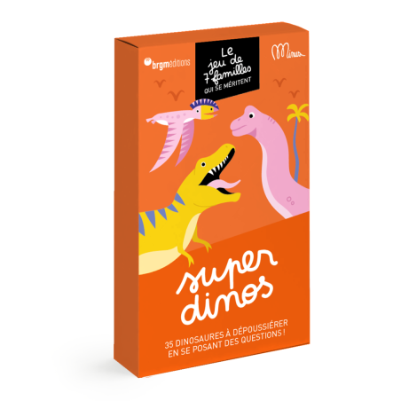 Jeu de 7 familles Super Dinos MINUS EDITIONS