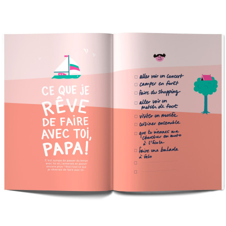 Livre à remplir Tel Père Telle Fille MINUS EDITIONS