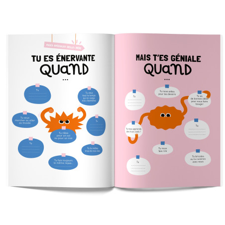 Livre à remplir Ma tribu Recomposée MINUS EDITIONS