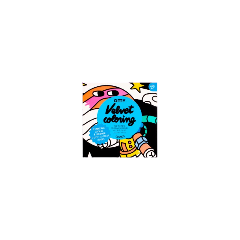 Coloriage velours Cosmos OMY